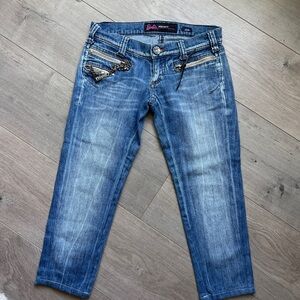 Miss Sixty Barbie Y2K Capri Jeans Size 25